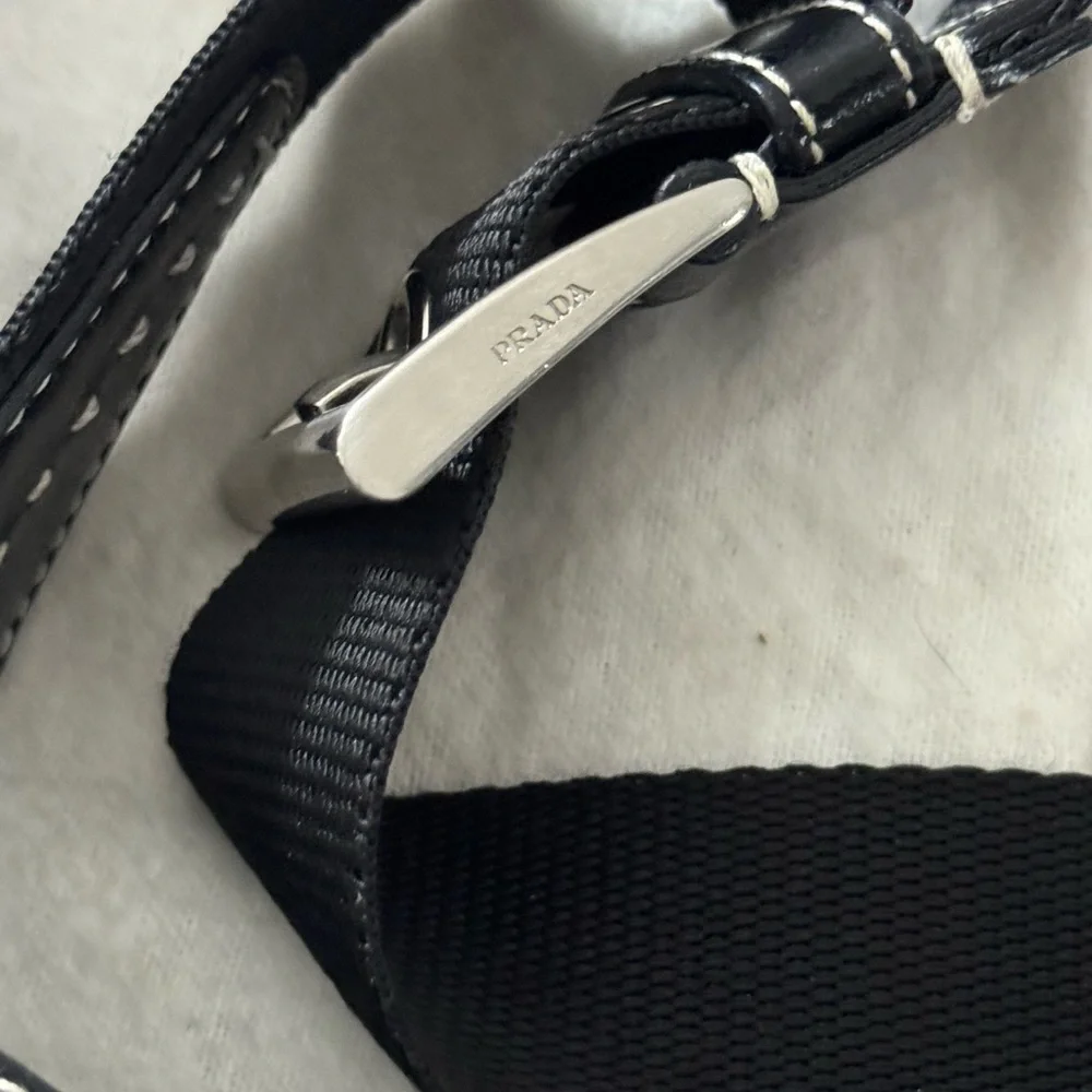 Prada Cream and Black Shoulder Bag - Picture 13 of 14